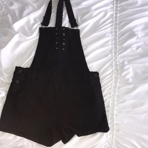 Black PacSun overalls